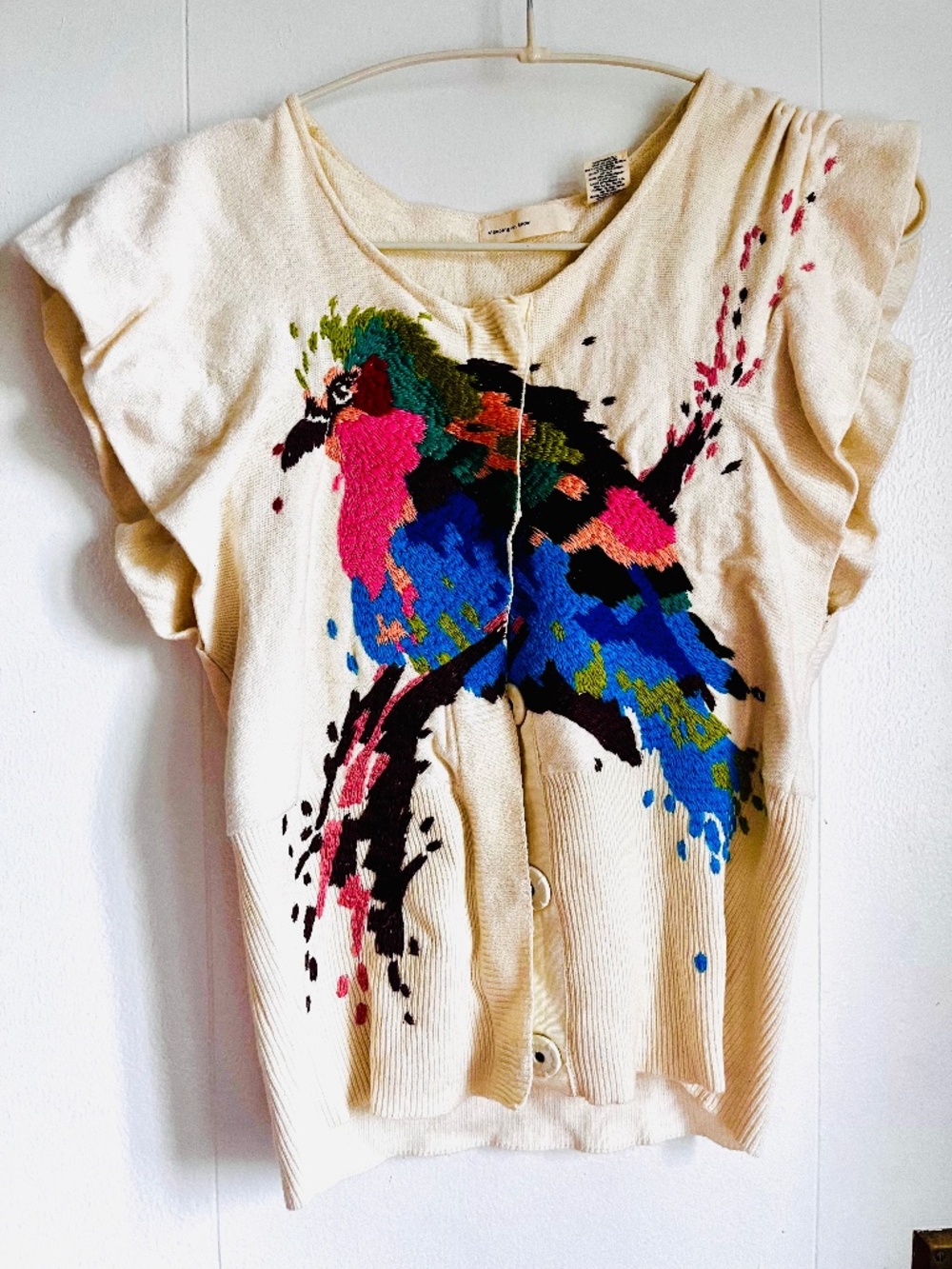Anthropologie Bird sweater cardigan xs Rare.